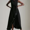 Best Pirce ๐ Karen Millen Soft Tailored Waterfall Maxi ๐ Dress ๐ 1 Best Pirce ๐ Karen Millen Soft Tailored Waterfall Maxi ๐ Dress ๐ -OCCASION DRESSES Sale2023 akk03507 black xl