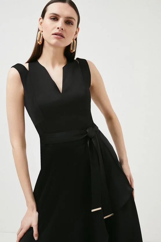 Budget โ๏ธ Karen Millen Satin Waterfall Maxi ๐ Dress ๐ 4 Budget โ๏ธ Karen Millen Satin Waterfall Maxi ๐ Dress ๐ - Image 2