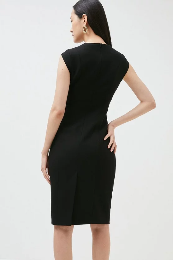 New โ Karen Millen Compact Stretch Envelope Neck Pencil Midi ๐ Dress ๐ 7 New โ Karen Millen Compact Stretch Envelope Neck Pencil Midi ๐ Dress ๐ - Image 5