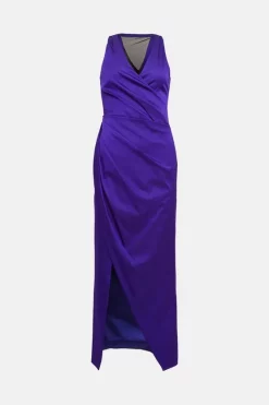 Buy ๐งจ Karen Millen Italian Structured Satin Halter Drape Maxi ๐ Dress ๐ 10 Buy ๐งจ Karen Millen Italian Structured Satin Halter Drape Maxi ๐ Dress ๐ -OCCASION DRESSES Sale2023 bkk00115 purple xl 3