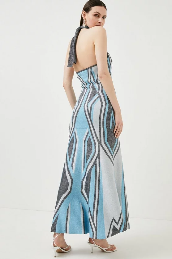 Coupon โค๏ธ Karen Millen Sparkle Geo Knit Maxi ๐ Dress โค๏ธ 5 Coupon โค๏ธ Karen Millen Sparkle Geo Knit Maxi ๐ Dress โค๏ธ - Image 3