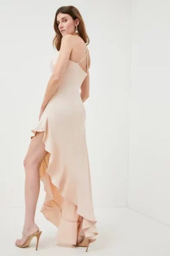 Hot Sale โค๏ธ Karen Millen Soft Tailored Cami Cowl Neck Ruffle Hem Midi ๐ Dress ๐ 10 Hot Sale โค๏ธ Karen Millen Soft Tailored Cami Cowl Neck Ruffle Hem Midi ๐ Dress ๐ -OCCASION DRESSES Sale2023 bkk01989 neutral xl 2