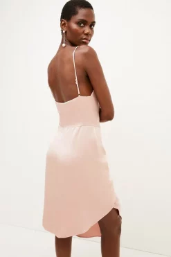 Brand new โค๏ธ Karen Millen Satin Crepe Cowl Neck Feather Cami Midi ๐ Dress ๐ 10 Brand new โค๏ธ Karen Millen Satin Crepe Cowl Neck Feather Cami Midi ๐ Dress ๐ -OCCASION DRESSES Sale2023 bkk02052 blush xl 2