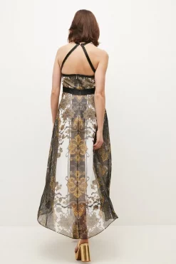 Best reviews of 🔥 Karen Millen Baroque Print Woven Halter Midi 👗 Dress ✨ 9 Best reviews of 🔥 Karen Millen Baroque Print Woven Halter Midi 👗 Dress ✨ -OCCASION DRESSES Sale2023 bkk02179 black xl 2