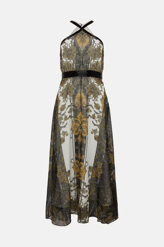 Best reviews of 🔥 Karen Millen Baroque Print Woven Halter Midi 👗 Dress ✨ 6 Best reviews of 🔥 Karen Millen Baroque Print Woven Halter Midi 👗 Dress ✨ - Image 4