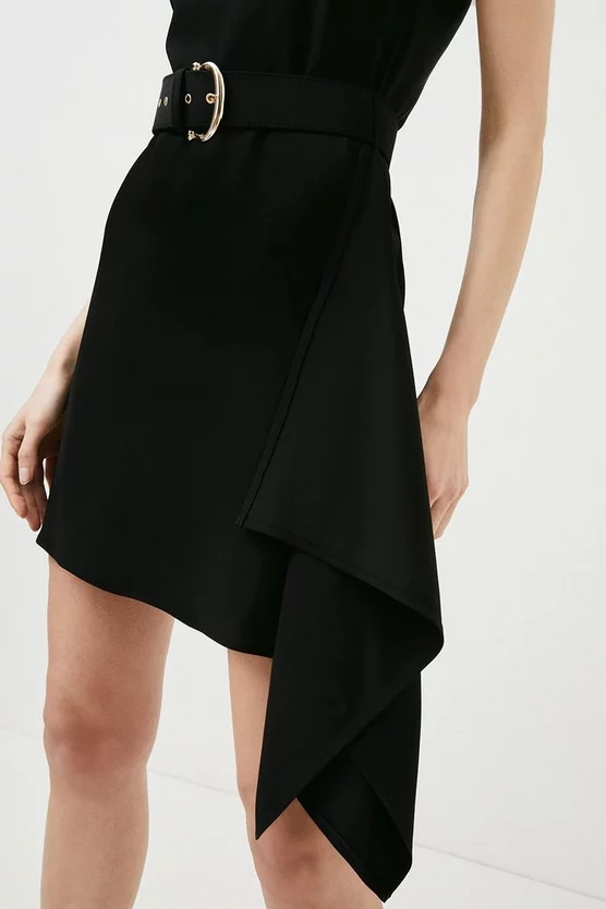 Promo ๐ Karen Millen Compact Viscose Asymmetric Drape Mini ๐ Dress ๐ฏ 4 Promo ๐ Karen Millen Compact Viscose Asymmetric Drape Mini ๐ Dress ๐ฏ - Image 2