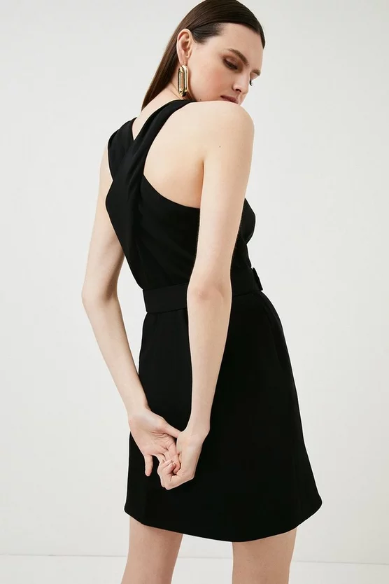 Promo ๐ Karen Millen Compact Viscose Asymmetric Drape Mini ๐ Dress ๐ฏ 5 Promo ๐ Karen Millen Compact Viscose Asymmetric Drape Mini ๐ Dress ๐ฏ - Image 3