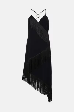 Discount โ๏ธ Karen Millen Asymmetric Fringe Strappy Cami Midi ๐ Dress ๐ 10 Discount โ๏ธ Karen Millen Asymmetric Fringe Strappy Cami Midi ๐ Dress ๐ -OCCASION DRESSES Sale2023 bkk02722 black xl 3
