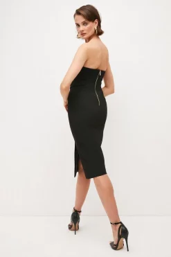 Wholesale ๐ Karen Millen Compact Stretch Button Bandeau Midi ๐ Dress ๐งจ 13 Wholesale ๐ Karen Millen Compact Stretch Button Bandeau Midi ๐ Dress ๐งจ -OCCASION DRESSES Sale2023 bkk02975 black xl 4