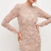 Promo 🤩 Karen Millen Embellished Mini 👗 Dress With Scallop Detail 👏 2 Promo 🤩 Karen Millen Embellished Mini 👗 Dress With Scallop Detail 👏 -OCCASION DRESSES Sale2023 bkk03530 rose xl