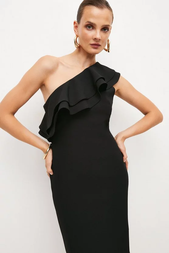 Buy โ๏ธ Karen Millen Structured Crepe One Shoulder Midi ๐ Dress ๐ 3 Buy โ๏ธ Karen Millen Structured Crepe One Shoulder Midi ๐ Dress ๐ - Image 2
