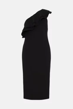 Buy โ๏ธ Karen Millen Structured Crepe One Shoulder Midi ๐ Dress ๐ 11 Buy โ๏ธ Karen Millen Structured Crepe One Shoulder Midi ๐ Dress ๐ -OCCASION DRESSES Sale2023 bkk03627 black xl 3