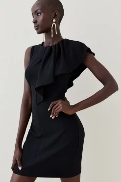 Coupon ๐ฅ Karen Millen Asymmetric Waterfall Jersey Mini ๐ Dress ๐