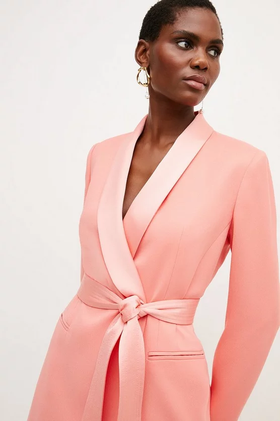 Top 10 โจ Karen Millen Tuxedo Wrap Mini ๐ Dress โค๏ธ 4 Top 10 โจ Karen Millen Tuxedo Wrap Mini ๐ Dress โค๏ธ - Image 2