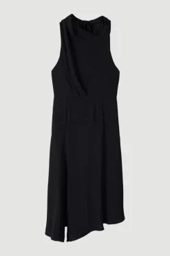 Brand new 🔔 Karen Millen Soft Tailored Sleeveless Midi 👗 Dress 🥰 -OCCASION DRESSES Sale2023 bkk04427 black xl 3