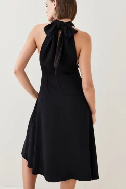 Brand new 🔔 Karen Millen Soft Tailored Sleeveless Midi 👗 Dress 🥰 -OCCASION DRESSES Sale2023 bkk04427 black xl 4