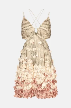 Hot Sale ✔️ Karen Millen Crystal Applique Deep V Woven Mini 👗 Dress 🌟 12 Hot Sale ✔️ Karen Millen Crystal Applique Deep V Woven Mini 👗 Dress 🌟 -OCCASION DRESSES Sale2023 bkk04637 gold xl 3