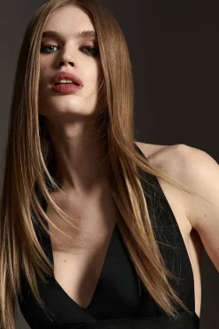 Best Sale 🧨 Karen Millen Bandage V Neck Knitted Mini 👗 Dress 🥰 -OCCASION DRESSES Sale2023 bkk05026 black xl 4