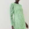 Top 10 ๐ Karen Millen Crystal Embellished Fringed Mini ๐ Dress ๐ 1 Top 10 ๐ Karen Millen Crystal Embellished Fringed Mini ๐ Dress ๐ -OCCASION DRESSES Sale2023 bkk05760 green xl