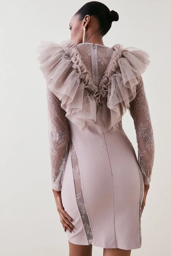 Best reviews of 🛒 Karen Millen Tulle Lace Jersey Mini 👗 Dress 👏 5 Best reviews of 🛒 Karen Millen Tulle Lace Jersey Mini 👗 Dress 👏 - Image 3