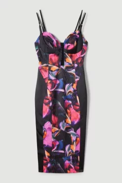 Discount 😍 Karen Millen Marble Jacquard Strappy Corset Midi 👗 Dress ✔️ 11 Discount 😍 Karen Millen Marble Jacquard Strappy Corset Midi 👗 Dress ✔️ -OCCASION DRESSES Sale2023 bkk07094 multi xl 3