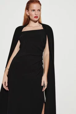 Discount ๐งจ Karen Millen Compact Viscose Cape Maxi ๐ Dress โค๏ธ 13 Discount ๐งจ Karen Millen Compact Viscose Cape Maxi ๐ Dress โค๏ธ -OCCASION DRESSES Sale2023 bkk07168 black xl 4