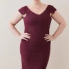 New ๐ฏ Karen Millen Plus Size Structured Crepe Cross Detail Midi ๐ Dress โ๏ธ 2 New ๐ฏ Karen Millen Plus Size Structured Crepe Cross Detail Midi ๐ Dress โ๏ธ -OCCASION DRESSES Sale2023 bkk07220 merlot xl