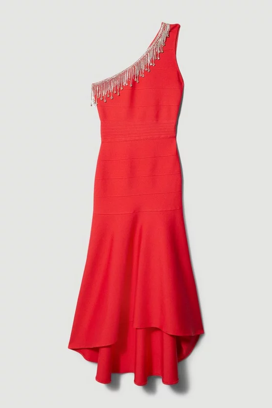 Top 10 โ Karen Millen Petite Bandage Diamante Trim One Shoulder High Low Midi ๐ Dress ๐คฉ 6 Top 10 โ Karen Millen Petite Bandage Diamante Trim One Shoulder High Low Midi ๐ Dress ๐คฉ - Image 4