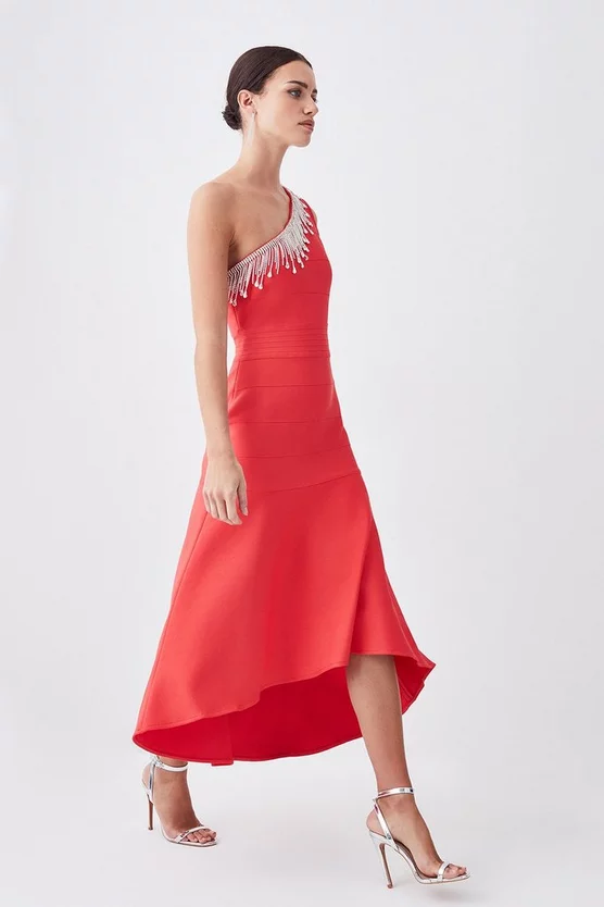 Top 10 โ Karen Millen Petite Bandage Diamante Trim One Shoulder High Low Midi ๐ Dress ๐คฉ 7 Top 10 โ Karen Millen Petite Bandage Diamante Trim One Shoulder High Low Midi ๐ Dress ๐คฉ - Image 5