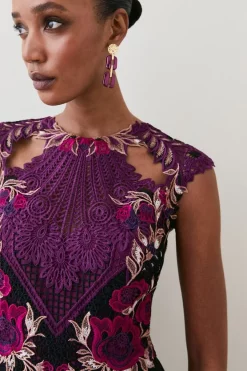 Promo ๐คฉ Karen Millen Metallic Guipure Lace Mirrored Mini ๐ Dress ๐ฏ 11 Promo ๐คฉ Karen Millen Metallic Guipure Lace Mirrored Mini ๐ Dress ๐ฏ -OCCASION DRESSES Sale2023 bkk07370 purple xl 2