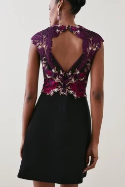 Promo ๐คฉ Karen Millen Metallic Guipure Lace Mirrored Mini ๐ Dress ๐ฏ 13 Promo ๐คฉ Karen Millen Metallic Guipure Lace Mirrored Mini ๐ Dress ๐ฏ -OCCASION DRESSES Sale2023 bkk07370 purple xl 4