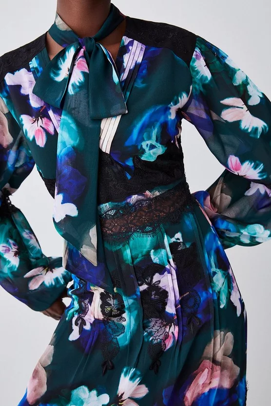 Coupon 🌟 Karen Millen Tall Neon Floral Lace & Embroidery Maxi 👗 Dress 🔔 4 Coupon 🌟 Karen Millen Tall Neon Floral Lace & Embroidery Maxi 👗 Dress 🔔 - Image 2