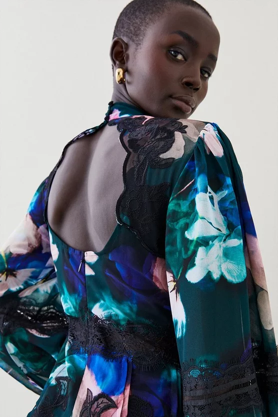 Discount ๐ฅฐ Karen Millen Neon Floral Mix Lace & Embroidery Maxi ๐ Dress ๐ฏ 7 Discount ๐ฅฐ Karen Millen Neon Floral Mix Lace & Embroidery Maxi ๐ Dress ๐ฏ - Image 5