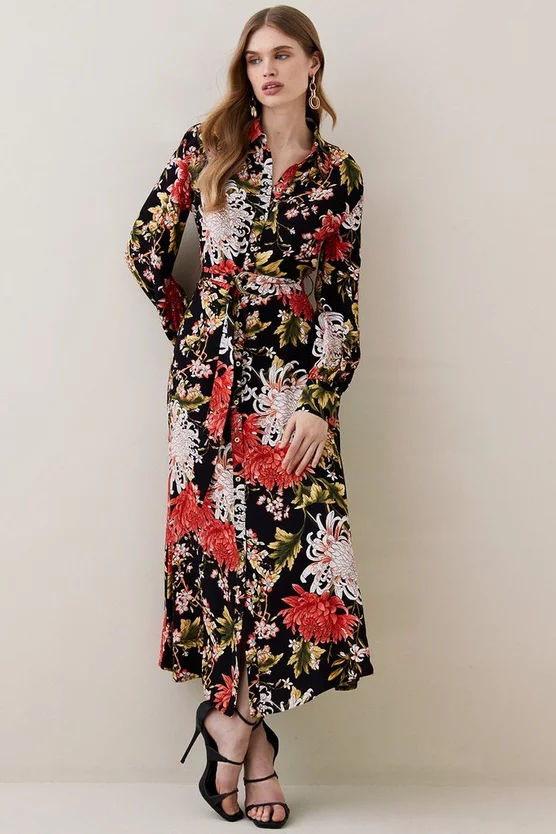 Coupon ๐ Karen Millen Floral Belted Woven Midi ๐ Shirt ๐ Dress ๐ฅฐ 3 Coupon ๐ Karen Millen Floral Belted Woven Midi ๐ Shirt ๐ Dress ๐ฅฐ