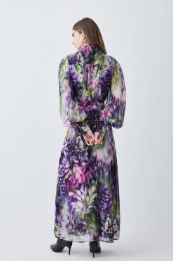 Cheap ๐ Karen Millen Tall Floral Georgette Woven ๐ Shirt Midi ๐ Dress ๐ 9 Cheap ๐ Karen Millen Tall Floral Georgette Woven ๐ Shirt Midi ๐ Dress ๐ -OCCASION DRESSES Sale2023 bkk07465 floral xl 2