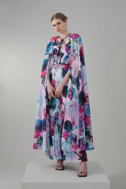 Top 10 ⌛ Karen Millen Floral Pleat Corset Cape Woven Maxi 👗 Dress 🥰 12 Top 10 ⌛ Karen Millen Floral Pleat Corset Cape Woven Maxi 👗 Dress 🥰 -OCCASION DRESSES Sale2023 bkk07571 floral xl 2
