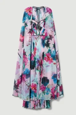 Top 10 ⌛ Karen Millen Floral Pleat Corset Cape Woven Maxi 👗 Dress 🥰 13 Top 10 ⌛ Karen Millen Floral Pleat Corset Cape Woven Maxi 👗 Dress 🥰 -OCCASION DRESSES Sale2023 bkk07571 floral xl 3