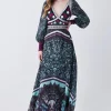 Best Sale 😀 Karen Millen Baroque Embroidered And Bead Woven Midi 👗 Dress 🥰 -OCCASION DRESSES Sale2023 bkk07589 green xl