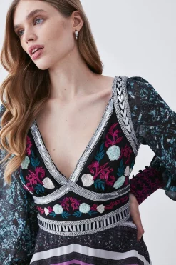 Best Sale ๐ Karen Millen Baroque Embroidered And Bead Woven Midi ๐ Dress ๐ฅฐ 12 Best Sale ๐ Karen Millen Baroque Embroidered And Bead Woven Midi ๐ Dress ๐ฅฐ -OCCASION DRESSES Sale2023 bkk07589 green xl 4