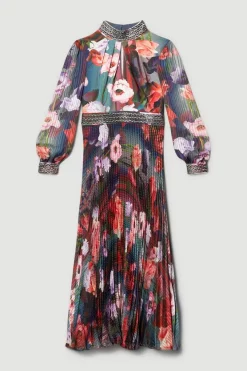 New 👏 Karen Millen Petite Diamante Trim Floral Woven Maxi 👗 Dress 😉 11 New 👏 Karen Millen Petite Diamante Trim Floral Woven Maxi 👗 Dress 😉 -OCCASION DRESSES Sale2023 bkk07609 floral xl 3