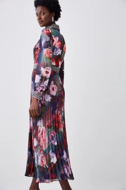 New 👏 Karen Millen Diamante Trim Floral Woven Maxi 👗 Dress 🎁 12 New 👏 Karen Millen Diamante Trim Floral Woven Maxi 👗 Dress 🎁 -OCCASION DRESSES Sale2023 bkk07610 floral xl 4
