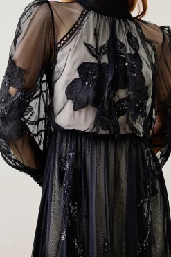 Budget ๐ฅฐ Karen Millen Lydia Millen Floral Applique Mesh Woven Midi ๐ Dress โ๏ธ 10 Budget ๐ฅฐ Karen Millen Lydia Millen Floral Applique Mesh Woven Midi ๐ Dress โ๏ธ -OCCASION DRESSES Sale2023 bkk07616 mono xl 2