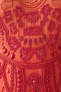 Promo 🔔 Karen Millen Petite Ombre Fringe Strappy Beaded Maxi 👗 Dress 👍 14 Promo 🔔 Karen Millen Petite Ombre Fringe Strappy Beaded Maxi 👗 Dress 👍 -OCCASION DRESSES Sale2023 bkk07680 orange xl 6