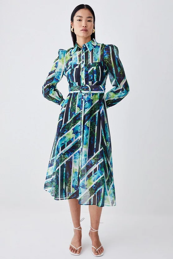 Best Pirce ๐ฅ Karen Millen Patchwork Floral Organdie Woven Midi ๐ Dress ๐ 4 Best Pirce ๐ฅ Karen Millen Patchwork Floral Organdie Woven Midi ๐ Dress ๐ - Image 3