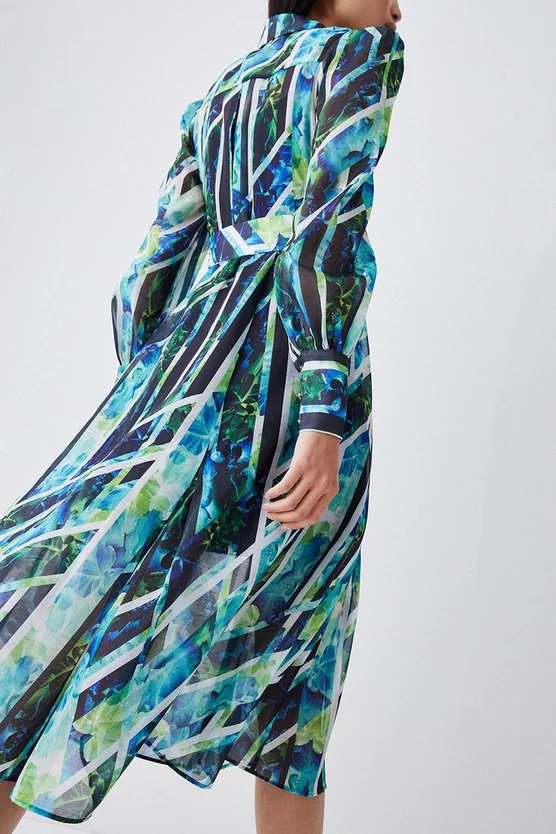 Best Pirce ๐ฅ Karen Millen Patchwork Floral Organdie Woven Midi ๐ Dress ๐ 6 Best Pirce ๐ฅ Karen Millen Patchwork Floral Organdie Woven Midi ๐ Dress ๐ - Image 5