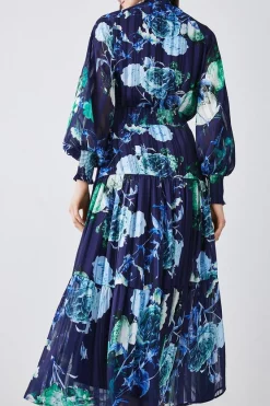 Discount ๐ Karen Millen Floral Shirred Detail Woven Maxi ๐ Dress โจ 14 Discount ๐ Karen Millen Floral Shirred Detail Woven Maxi ๐ Dress โจ -OCCASION DRESSES Sale2023 bkk07773 blue xl 5