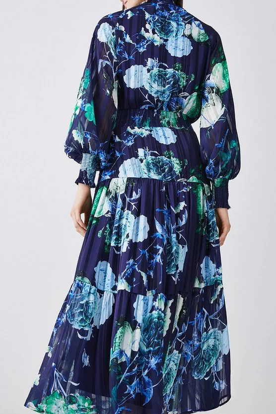Discount ๐ Karen Millen Floral Shirred Detail Woven Maxi ๐ Dress โจ 8 Discount ๐ Karen Millen Floral Shirred Detail Woven Maxi ๐ Dress โจ - Image 6