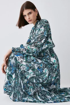 Best deal ๐ฅฐ Karen Millen Paisley Shirred Detail Woven Maxi ๐ Dress ๐ 10 Best deal ๐ฅฐ Karen Millen Paisley Shirred Detail Woven Maxi ๐ Dress ๐ -OCCASION DRESSES Sale2023 bkk07774 ivory xl 2