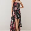 Best reviews of 🌟 Karen Millen Spot Floral Chiffon Drama Hem Mini 👗 Dress ❤️ -OCCASION DRESSES Sale2023 bkk07799 multi xl