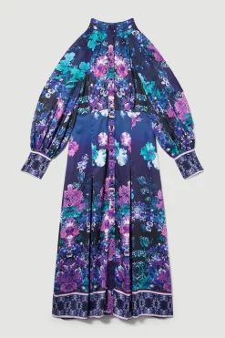 Best Pirce โค๏ธ Karen Millen Petite Boarder Floral Print Satin Woven Midi ๐ Dress ๐ 11 Best Pirce โค๏ธ Karen Millen Petite Boarder Floral Print Satin Woven Midi ๐ Dress ๐ -OCCASION DRESSES Sale2023 bkk08007 purple xl 3